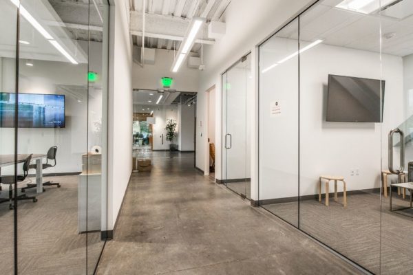 Modern amenities in commercial office space in Utah