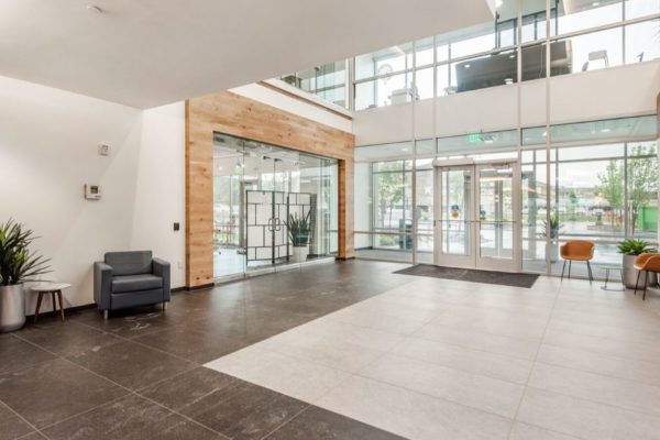 Large office lobby in Lehi Utah