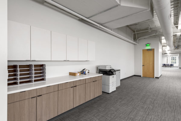 Cabinets and copier along the wall | Utah Commercial Real Estate